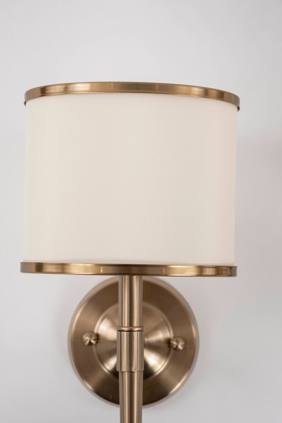Pair Contemporary Brass Wall Sconce
