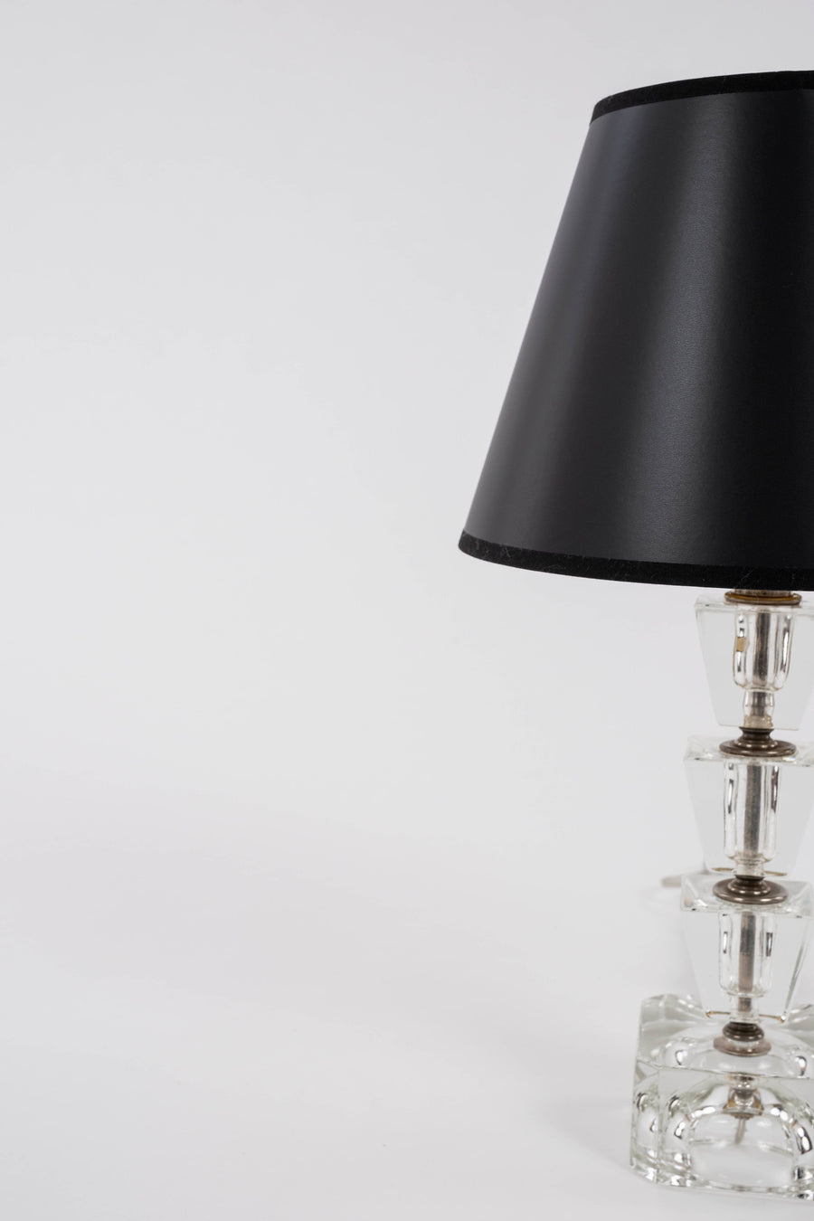 3-Tier Glass Table Lamp