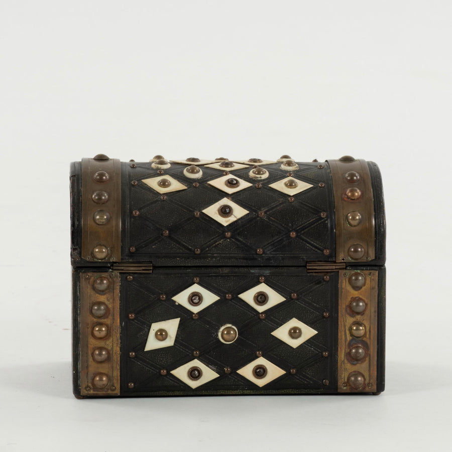 Petite Moroccan Bone and Wood Box